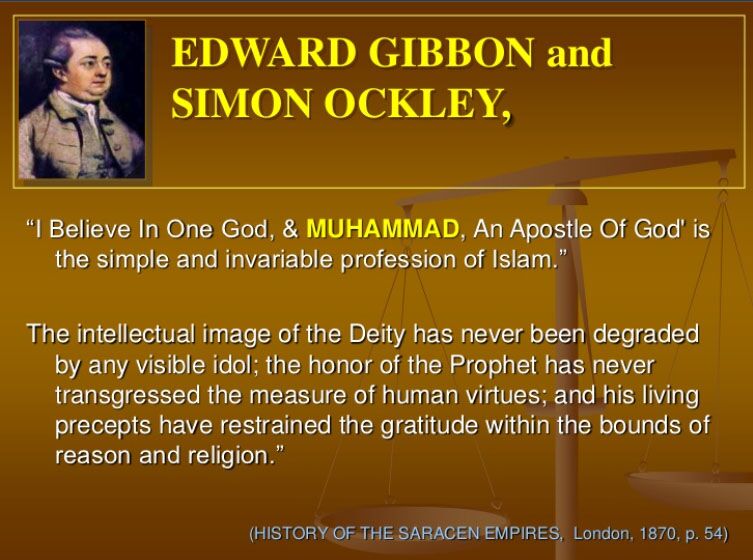 Edward Gibbon and Simon Ockley